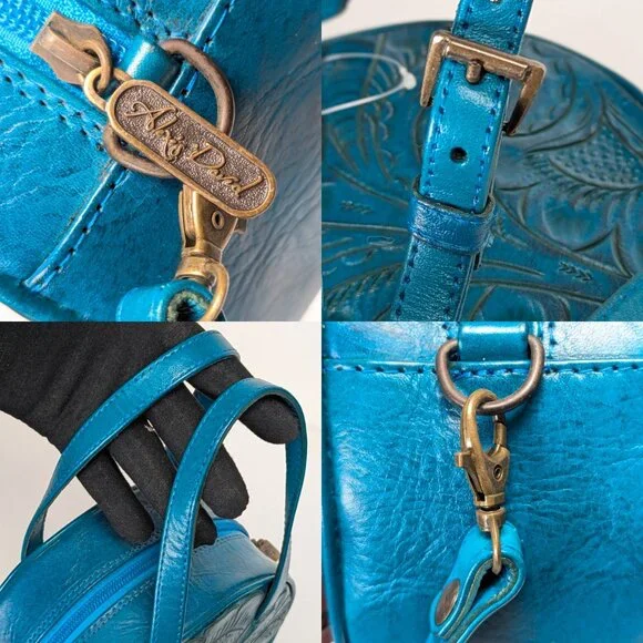 ALEXIS DAVID Made in Mexico Handmade Leather Shoulder Bag - NWT - Picture 8 of 14